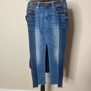 Habitual Girls Two Tone Denim Skinny Stretch Jeans Sz 10‎